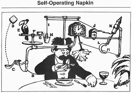 The Self Operating Napkin Syndrome